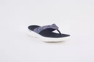 SKECHERS - 140284 ON THE GO FLEX ACCENT TOE-POST MULE - NAVY MIX