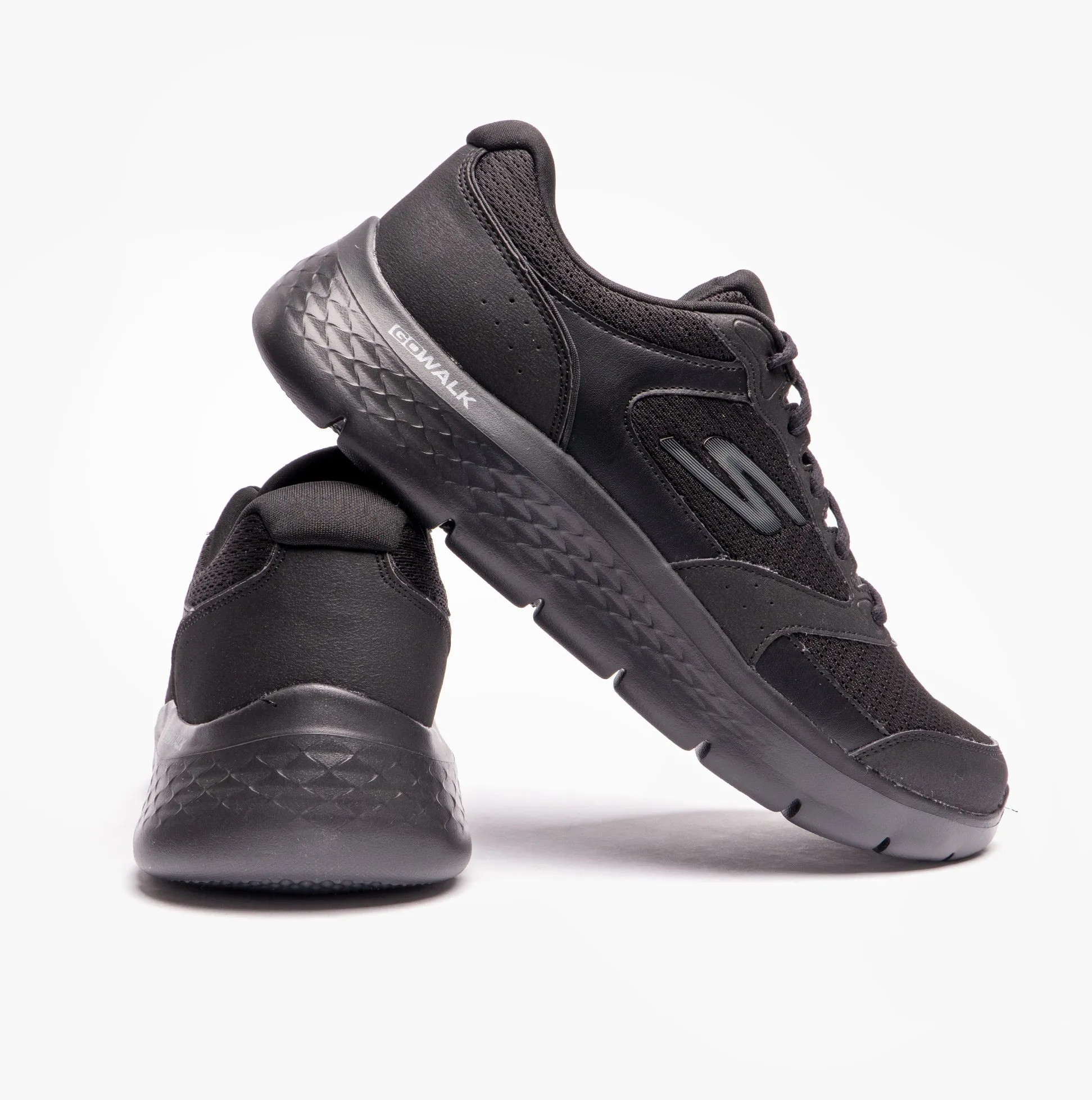Skechers 216480/BBK GO WALK FLEX Mens Trainers Black