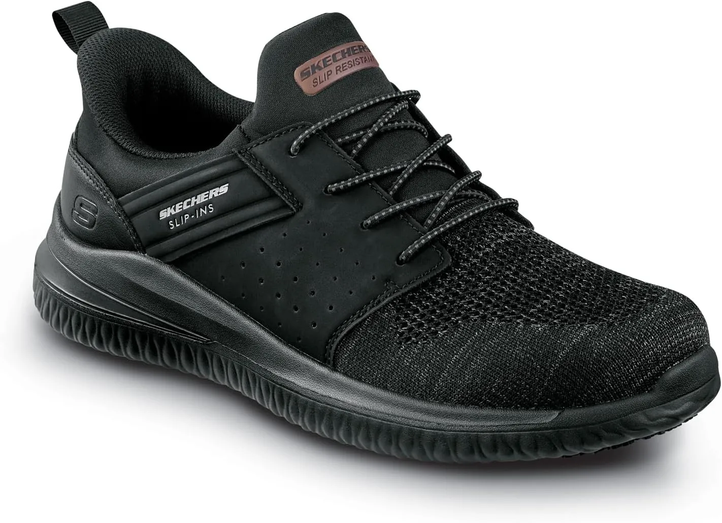 Skechers Hands Free Slip-Ins Collin, Men's, Soft Toe, EH,Slip Resistant, Oxford, Work Shoe