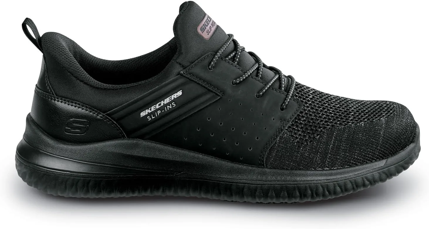 Skechers Hands Free Slip-Ins Collin, Men's, Soft Toe, EH,Slip Resistant, Oxford, Work Shoe