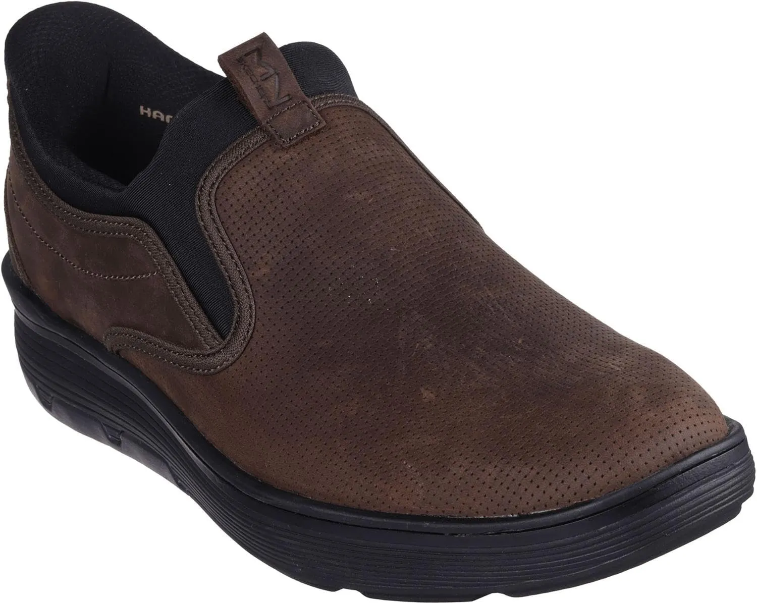 Skechers - Mens Mark Nason: Casual Glide Cell - Baxter Slip On Shoes, Color Red/Brown, Size: 10.5 M US