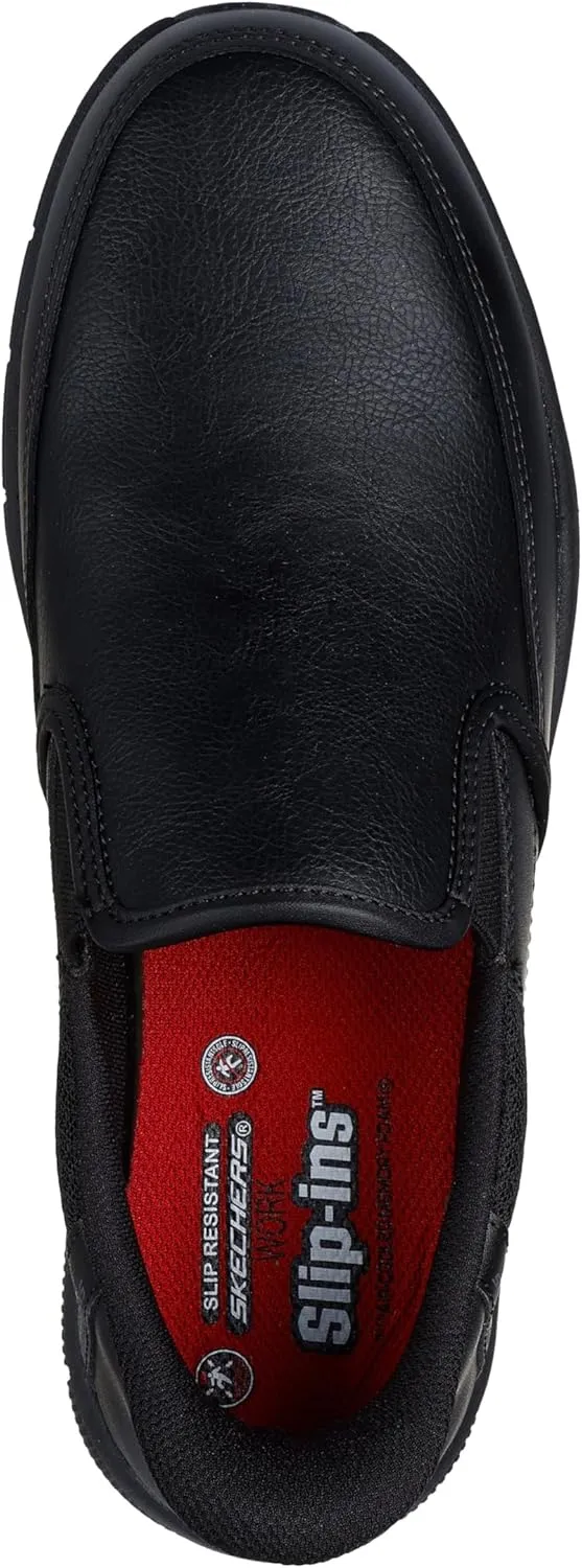 Skechers Men's Nampa Broxtin Hands Free Slip-ins Sr Food Service Shoe