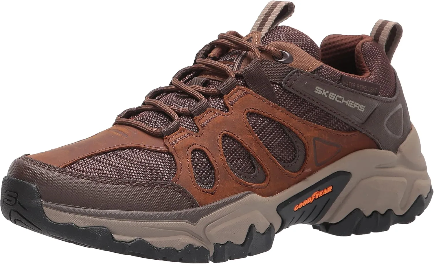 Skechers Men's Terraform-Selvin Goodyear Rubber Low Profile Lace Up Oxford