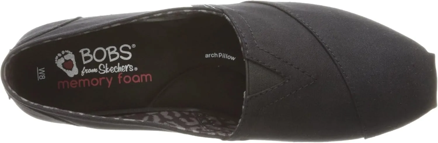 Skechers Women's Bobs Plush-Peace & Love Ballet Flat