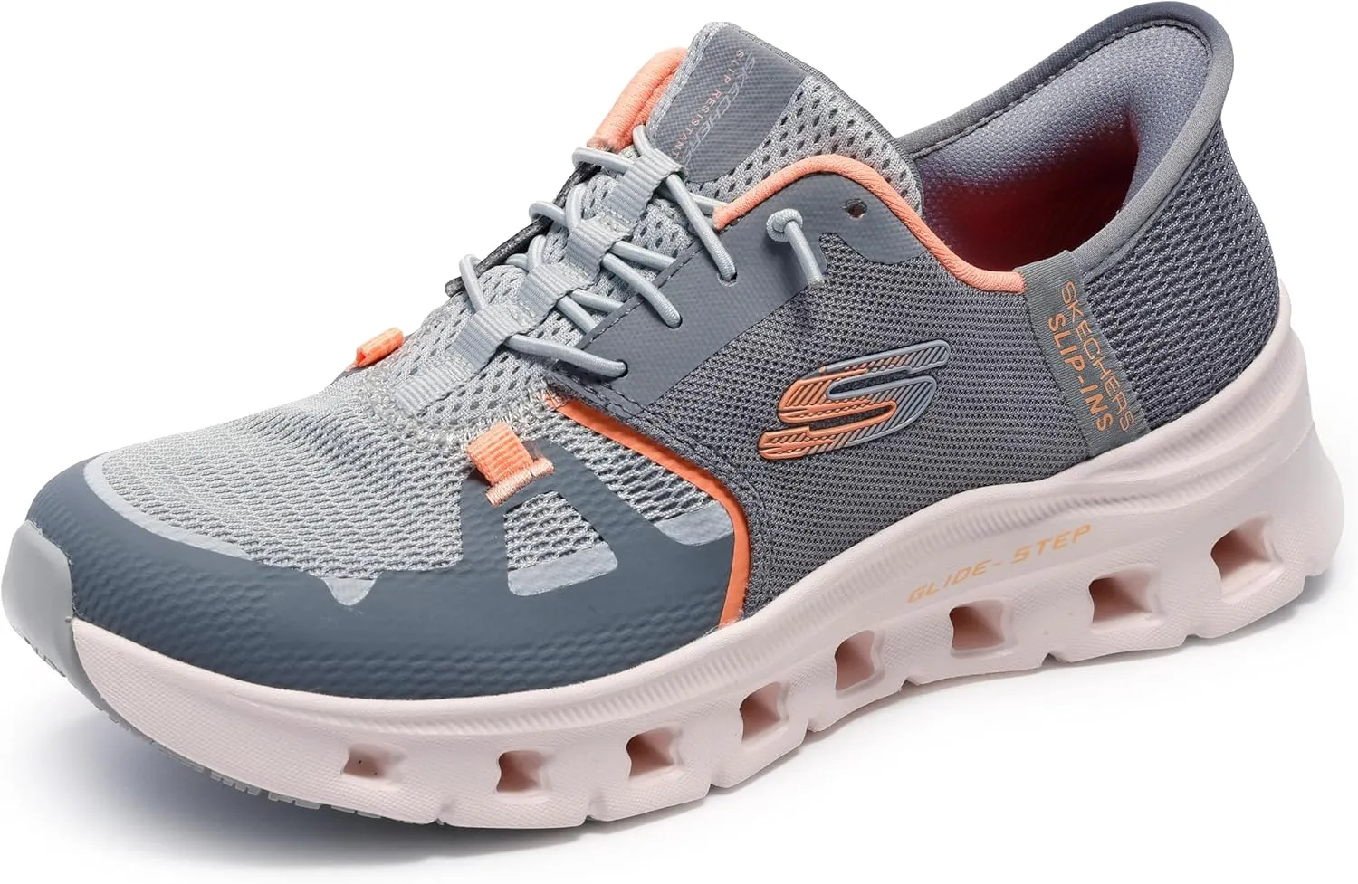 Skechers Women's Glde Step Pro Sr Edrura Hands Freee Bungee Health Care Professional Shoe