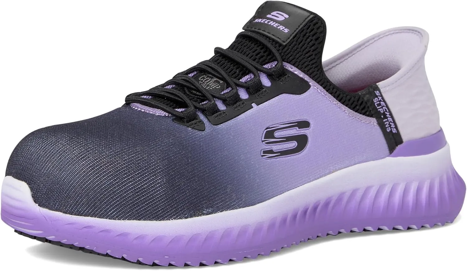 Skechers Women's Hands Free ins Work Tilido Ombray, Slip Resistant Comp Toe Industrial Shoe