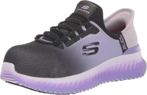 Skechers Women's Hands Free ins Work Tilido Ombray, Slip Resistant Comp Toe Industrial Shoe
