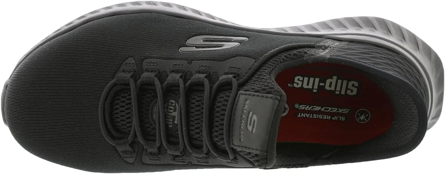 Skechers Women's Hands Free ins Work Tilido Ombray, Slip Resistant Comp Toe Industrial Shoe