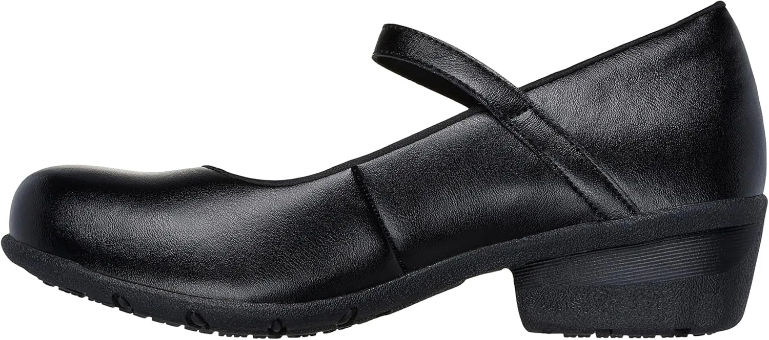 Skechers Women's Mary Jane Elsit Slip Resistant Health Care Professional Shoe
