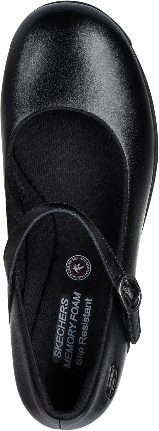 Skechers Women's Mary Jane Elsit Slip Resistant Health Care Professional Shoe