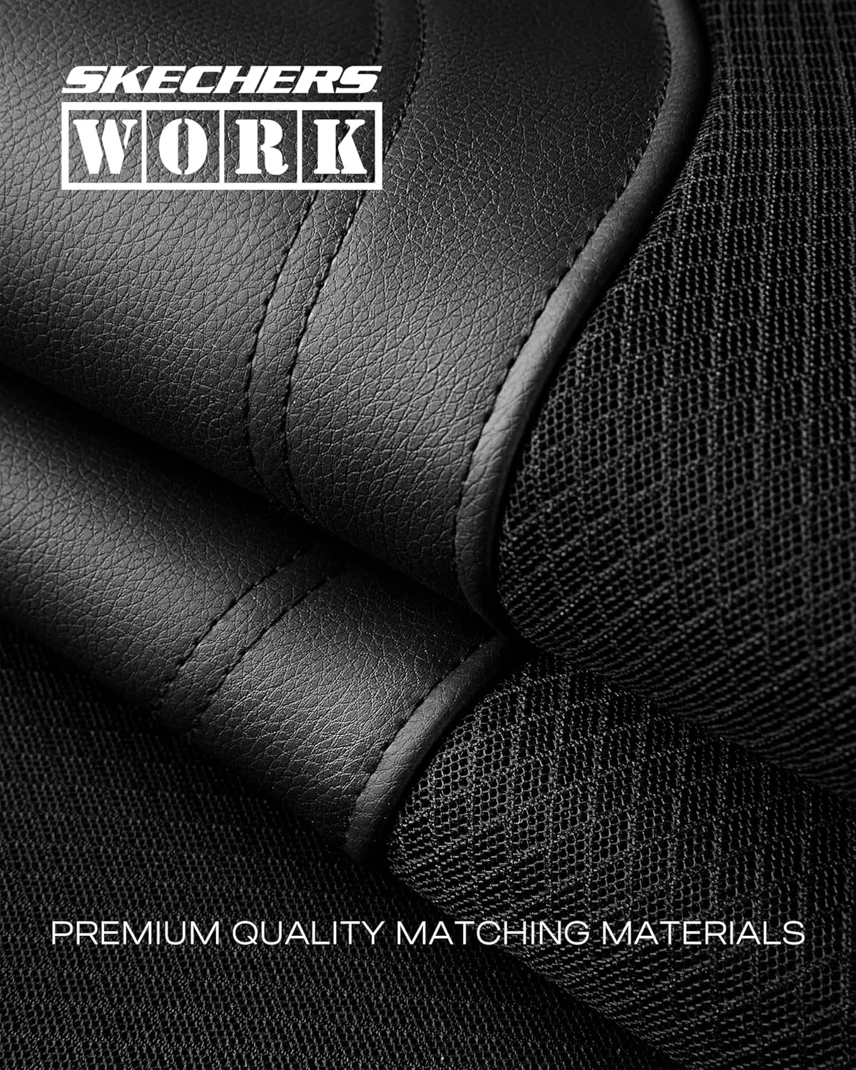 Skechers Work Car Seat Covers, Leather Seat Covers 5-Times Stronger Built-in Webbing, Oxford Fabric Seat Cover for Cars, Airbag Compatible, Automotive Comfort for Cars, Trucks, SUVs (Beige, Two Front)