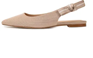 Slingback Flats for Women Pointed Toe Ballet Flats Casual Fashion Ballerina Flats Slip On Comfortable Dress Mary Jane Shoes