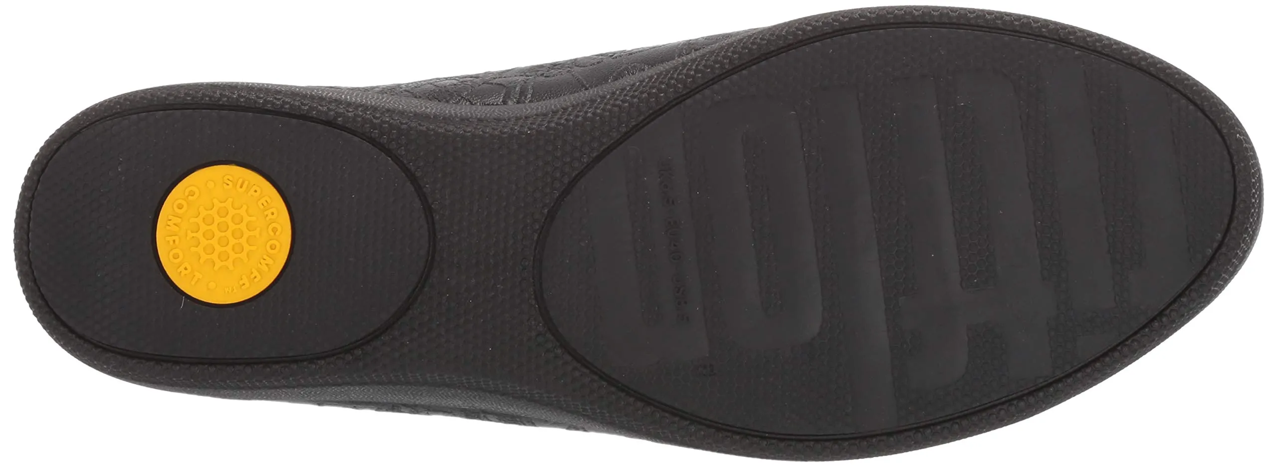 Slip Black Flower FitFlop Top-choice Varya 7.5 Cheap Ballet On Ballerinas Embossed Fashion Flat 