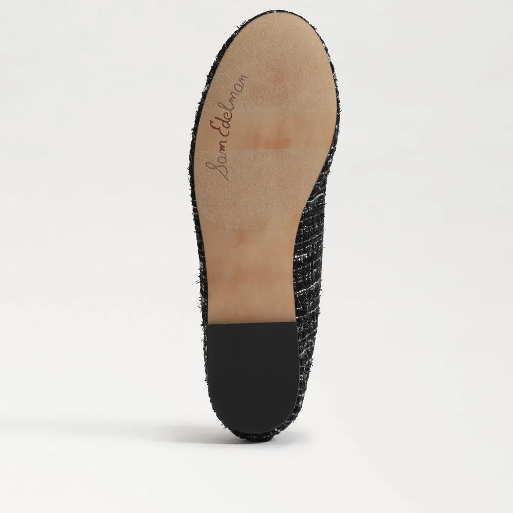 Slip Flexible Luxe Varied selection Felicia On Ballet Flats Sam Toe Rounded Multi Enormous discount Black Edelman