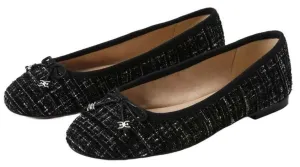Slip Flexible Luxe Varied selection Felicia On Ballet Flats Sam Toe Rounded Multi Enormous discount Black Edelman