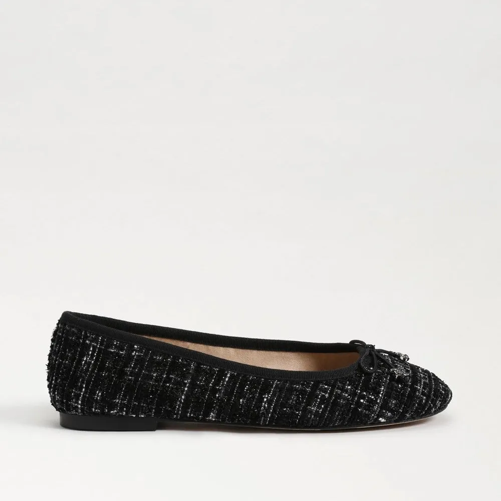 Slip Flexible Luxe Varied selection Felicia On Ballet Flats Sam Toe Rounded Multi Enormous discount Black Edelman