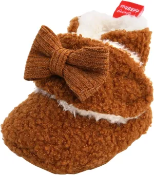 Slip on Shoes Kids Baby Girls Boys Soft Booties Snow Boots Warm Shoes Infant Toddler Warming 1 Year Old Shoes