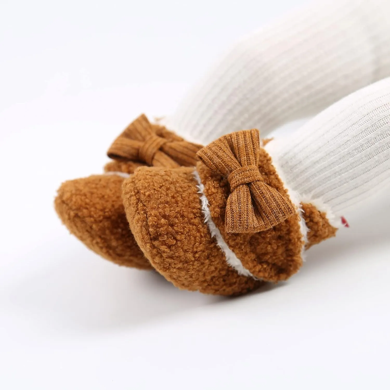 Slip on Shoes Kids Baby Girls Boys Soft Booties Snow Boots Warm Shoes Infant Toddler Warming 1 Year Old Shoes