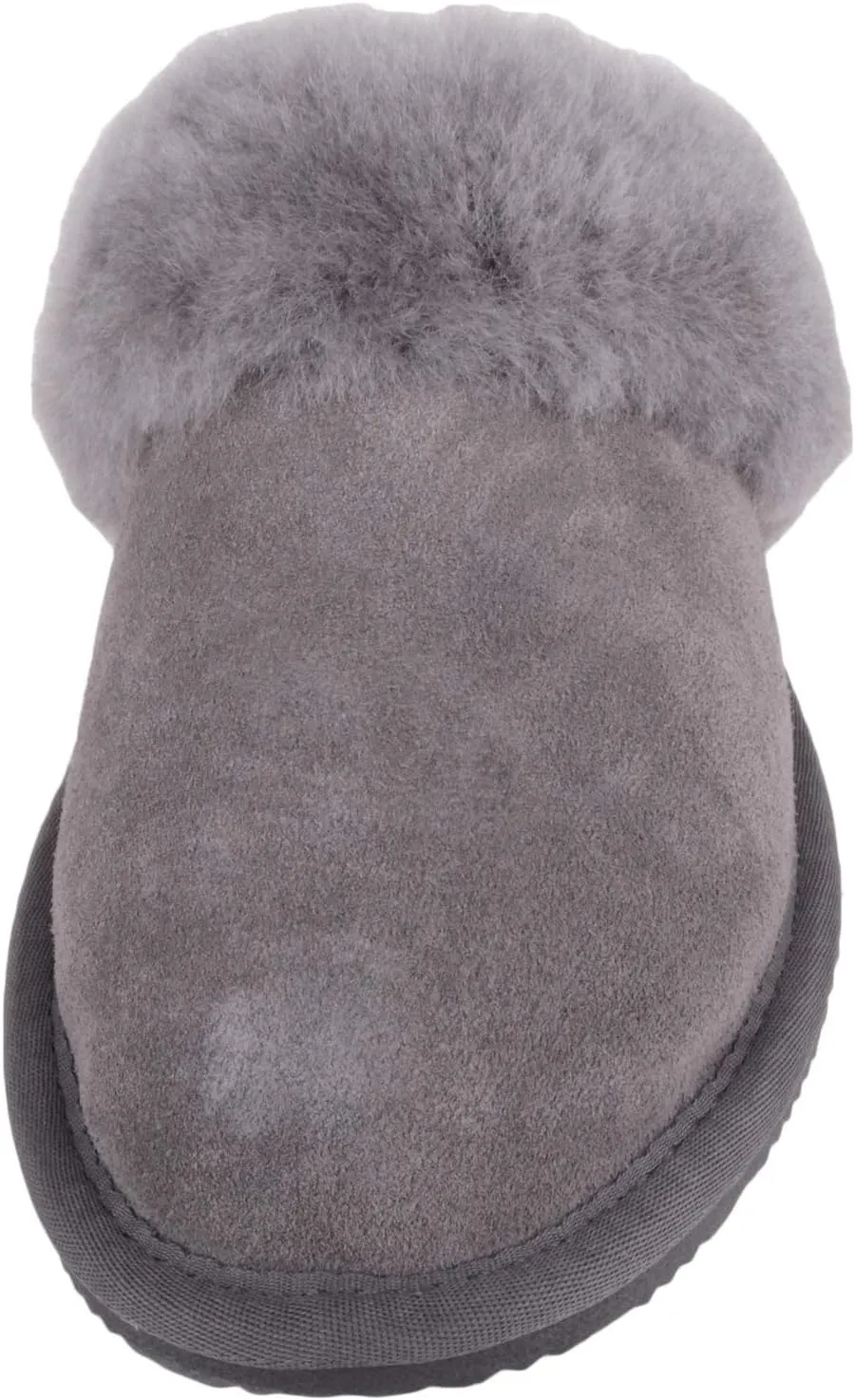 SNUGRUGS Women's Elsie Open Back Sheepskin Mule Slippers with Cuff