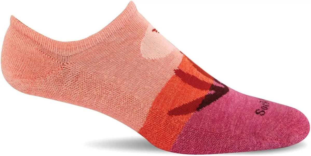 Sockwell Women's Agave Essential Comfort Classic Micro Socks, Peach - M/L