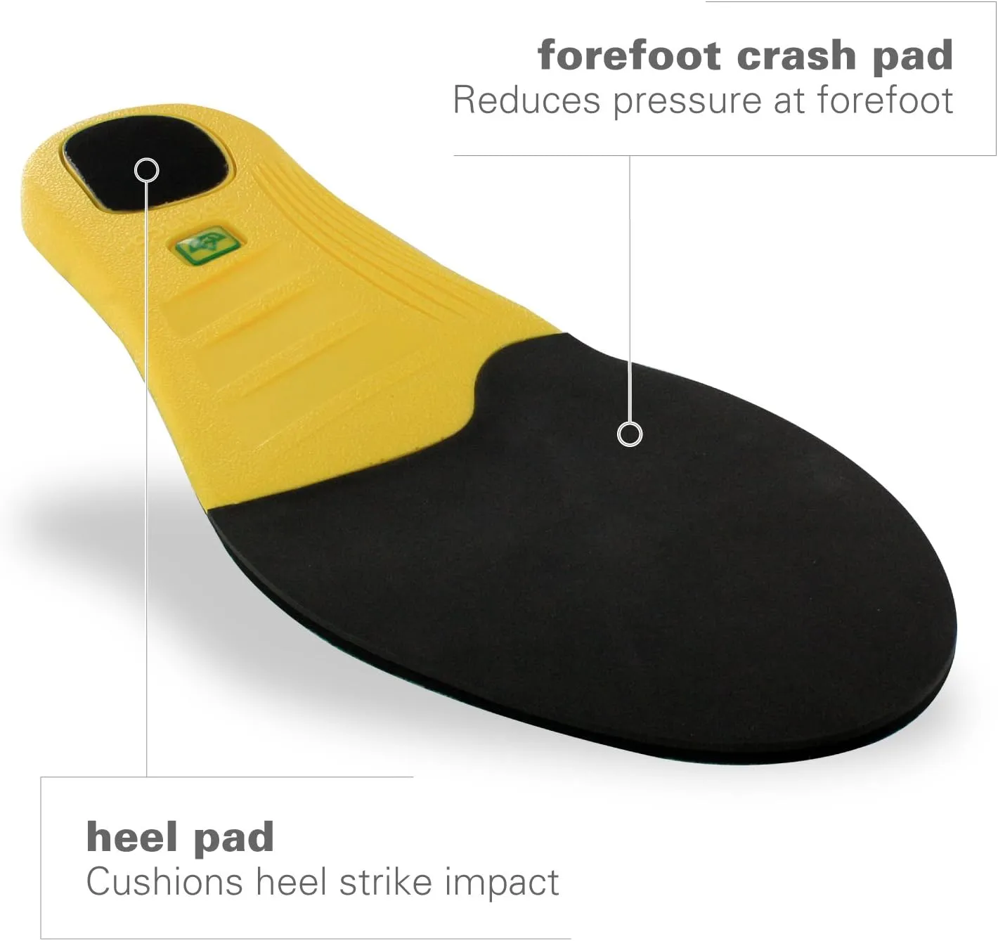 Spenco Polysorb Cross Trainer Athletic Cushioning Arch Support Shoe Insoles, Women's 7-8.5/Men's 6-7.5, 2 Count (Pack of 1)