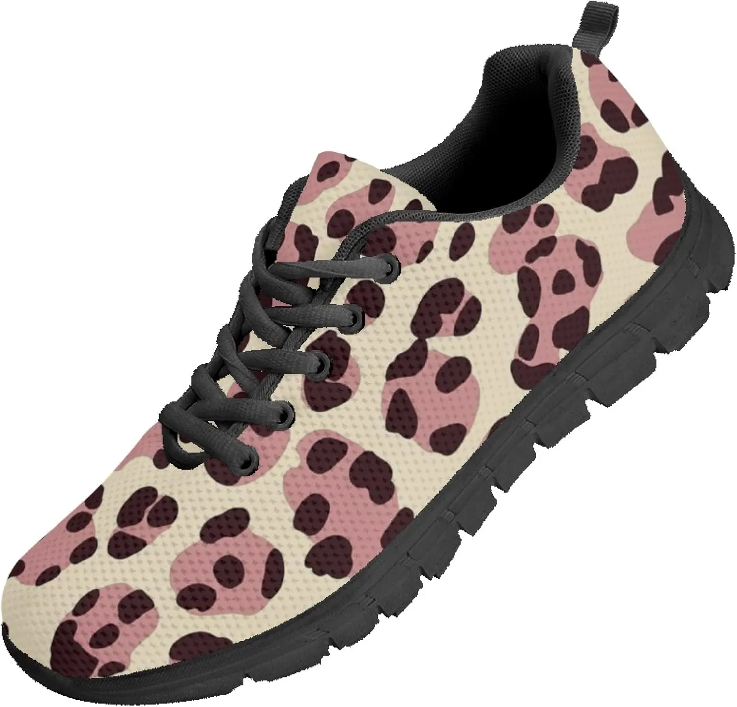 Sports Shoes for Women Trainer Running Causal Travel Sneaker Walking Low Heel Lace up Breathable Flexible Shoe