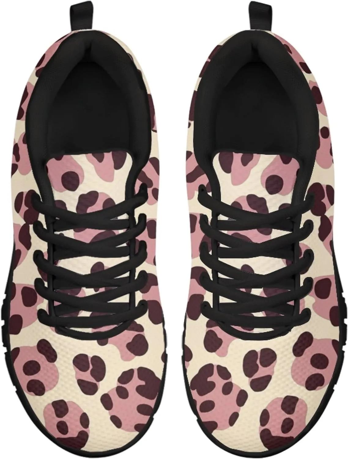 Sports Shoes for Women Trainer Running Causal Travel Sneaker Walking Low Heel Lace up Breathable Flexible Shoe