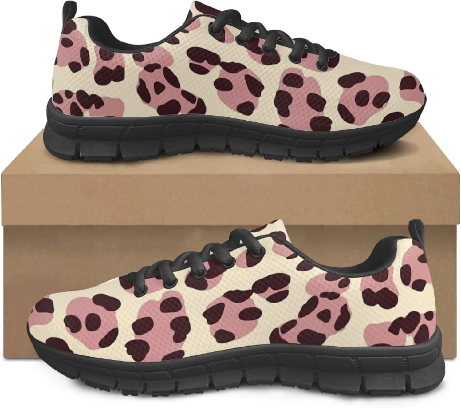Sports Shoes for Women Trainer Running Causal Travel Sneaker Walking Low Heel Lace up Breathable Flexible Shoe