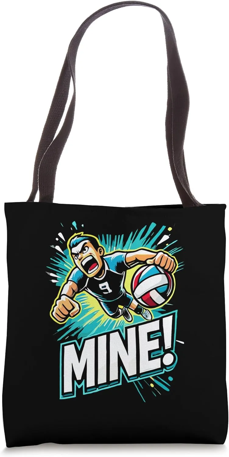 Sporty Mine! for Volleyball Players Coach Athlete Tote Bag