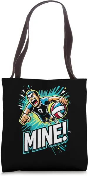 Sporty Mine! for Volleyball Players Coach Athlete Tote Bag