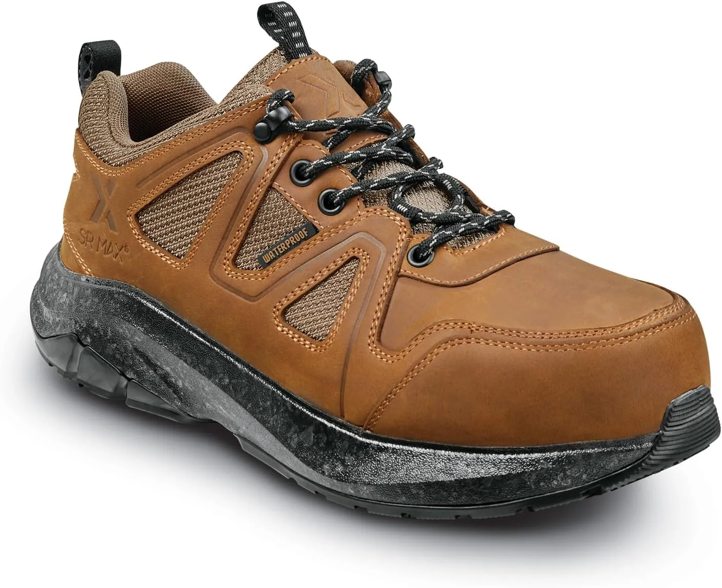 SR Max Linville, Men's, Steel Toe, EH, WP, MaxTRAX Slip Resistant, Low Hiker Work Shoe