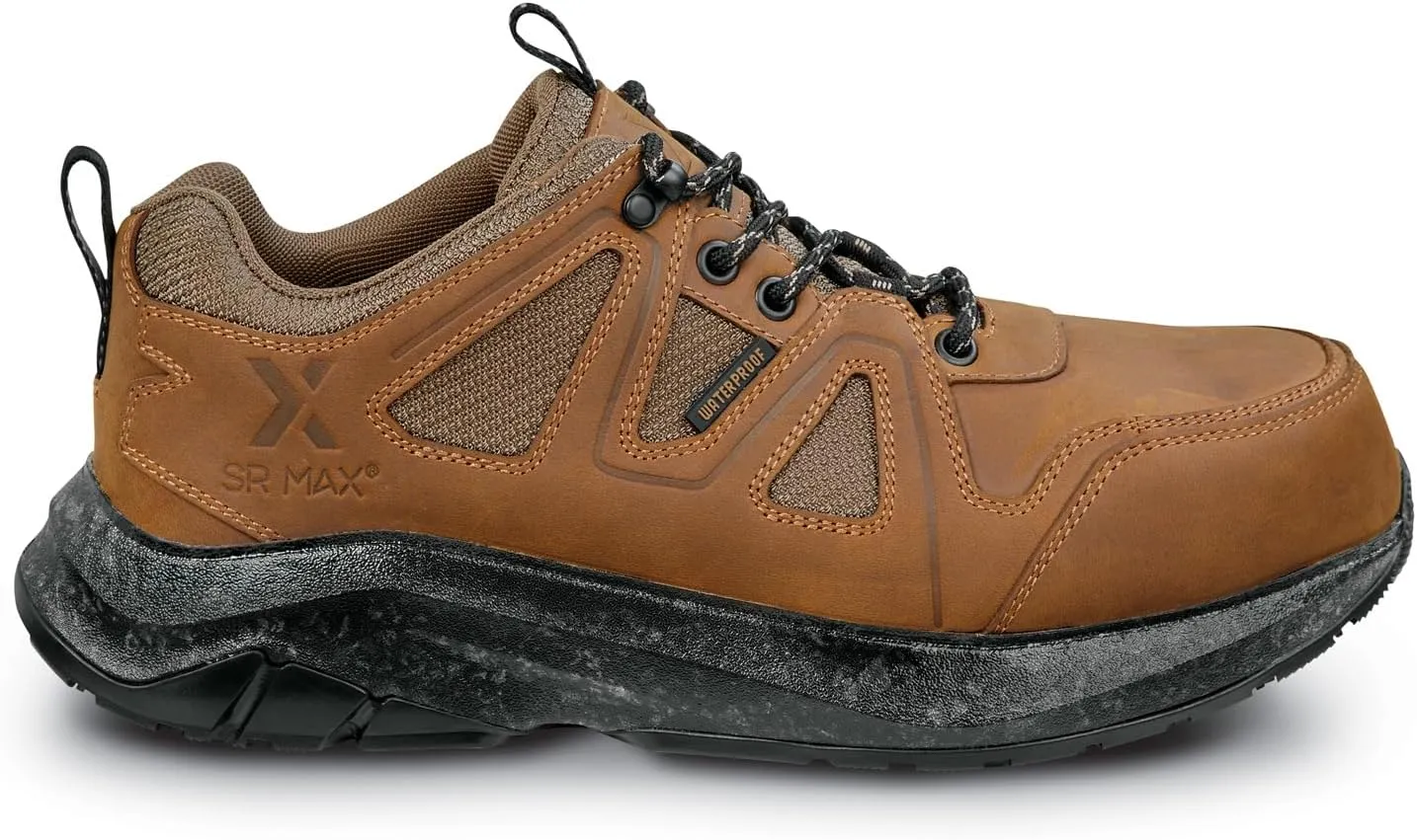 SR Max Linville, Men's, Steel Toe, EH, WP, MaxTRAX Slip Resistant, Low Hiker Work Shoe