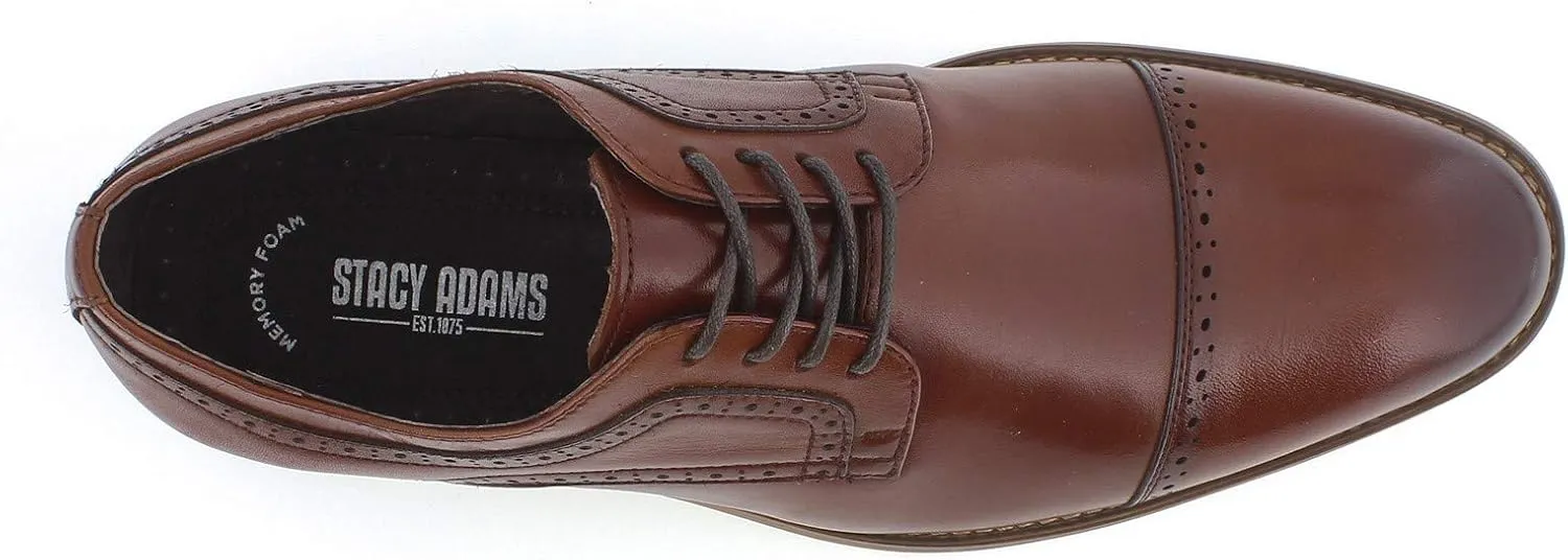 STACY ADAMS Men's Dickinson Cap-Toe Lace-up Oxford