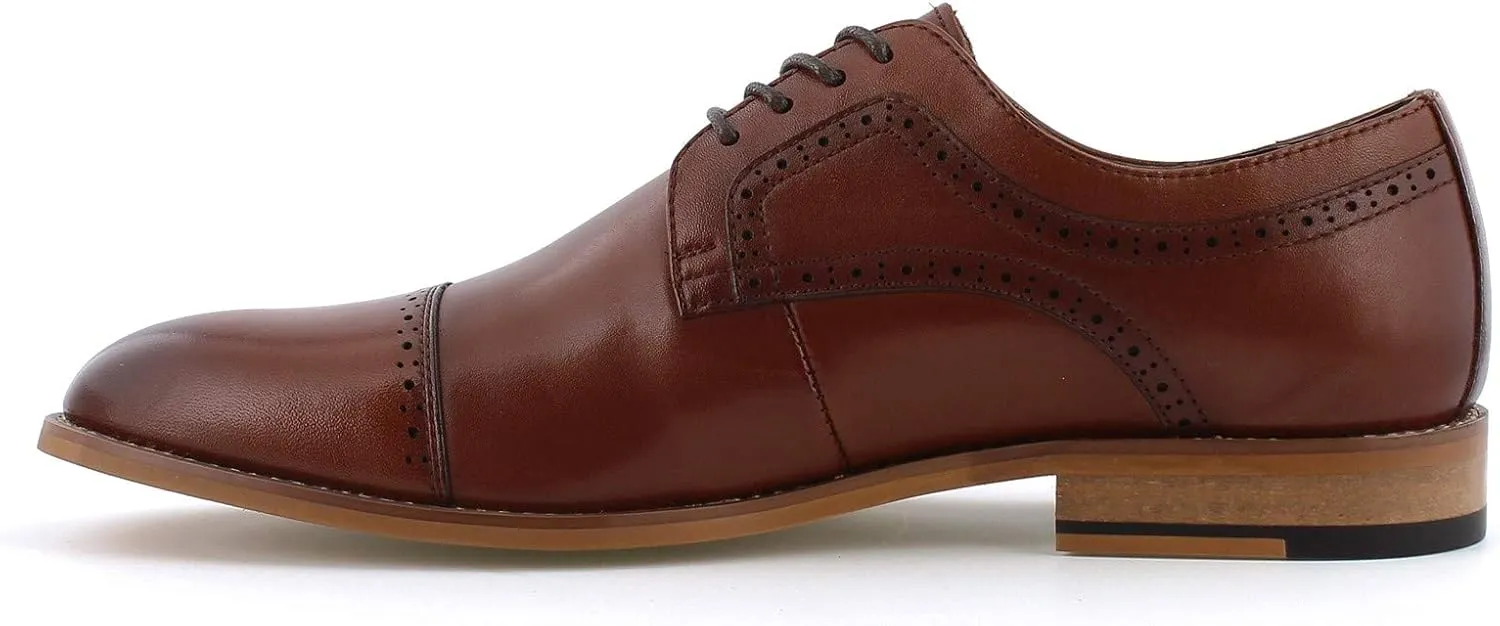 STACY ADAMS Men's Dickinson Cap-Toe Lace-up Oxford