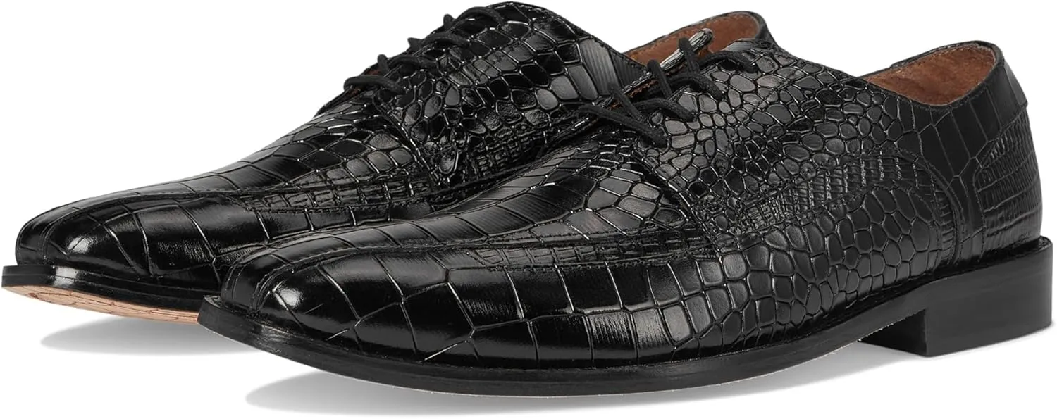 Stacy Adams Men's Gabardo Bike Toe Lace Up Oxford, Black, 9
