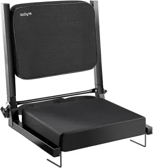 Stadium Seats with Adjustable Back Support Portable Bleacher Seats with Ultra Padded and Shoulder Strap for Sports Events