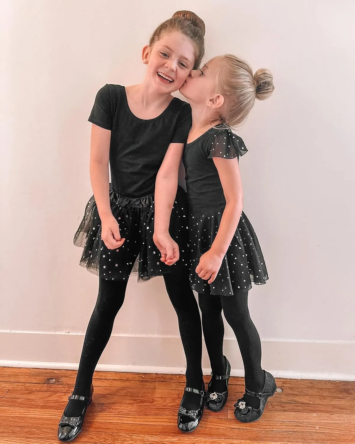 Stelle Girls Ballet Leotards Toddler Dance Outfit Combo with Pull on Skirt and Tights (Toddler/Little Kid/Big Kid)