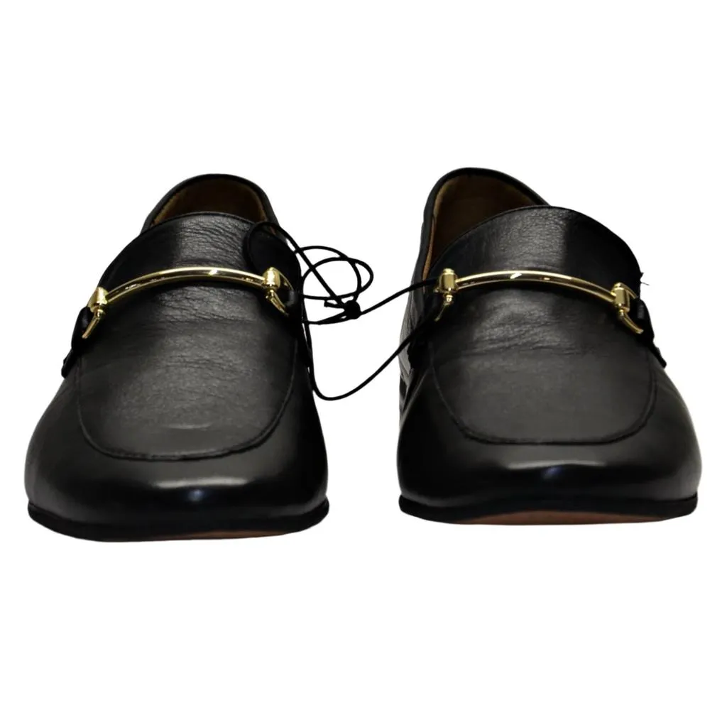 Steve Madden Ladies Leather Mule Slip On Shoe Black 10M