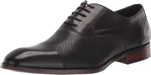 Steve Madden Men's Proctr Oxford, Black Leather, 12