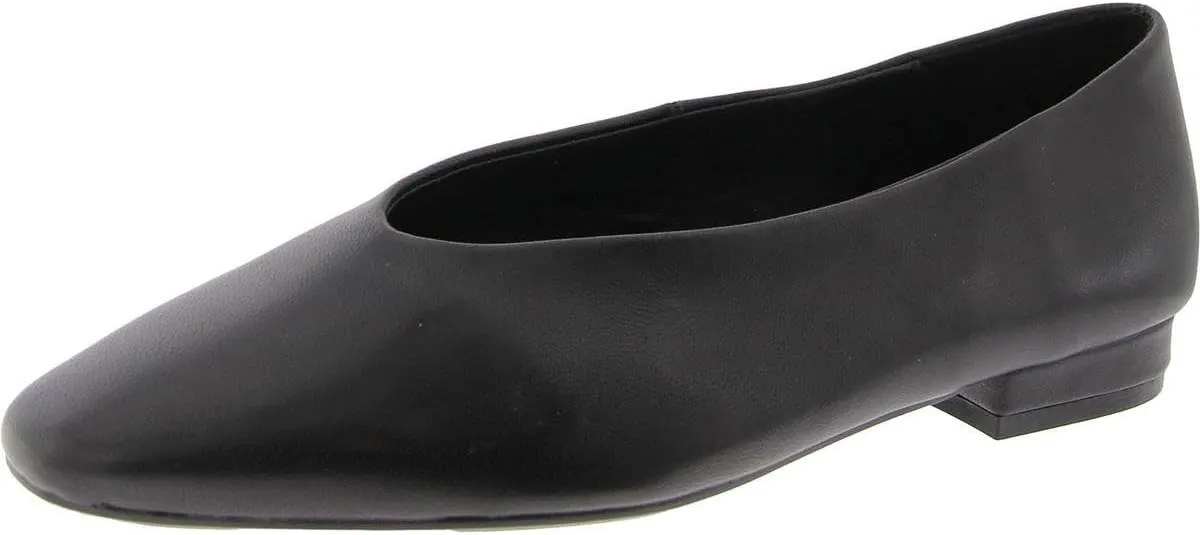 Steve Madden Womens Prima Leather Slip On Ballet Flats