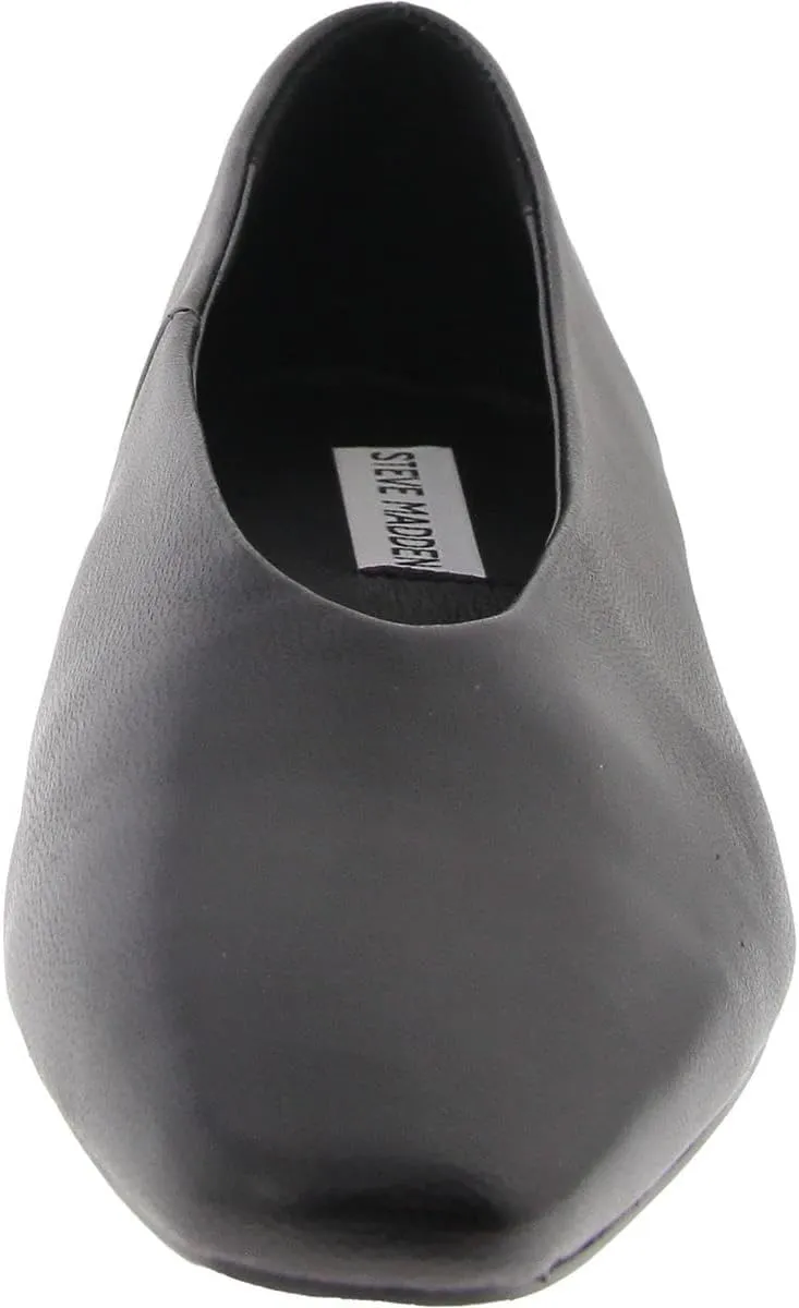 Steve Madden Womens Prima Leather Slip On Ballet Flats