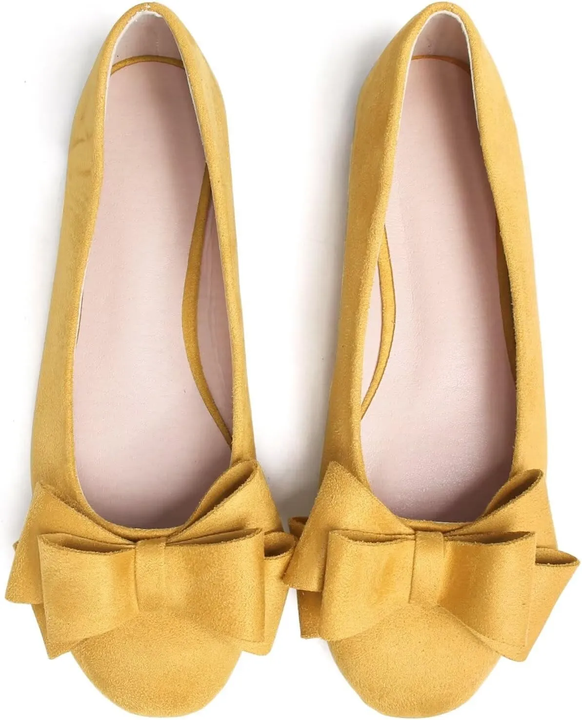 Stunner Women's Dress Flats Cute Round Toe Bowknot Flats Comfortable Ballet Flats Casual Slip On Flat Shoes