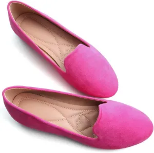 Stunner Women's Flats Classic Candy Colored Cute Slip On Ballet Shoes Soft Solid Dress Flat Shoes