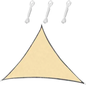 Sun Shades Outdoor Patio - Beach Tent Sun Shelter | Outdoor Canopy Tent Sun Shade | Large Rainproof Awning | 370g Sun Shade Sail | Portable Canopy Sunshade for Swimming Pool BBQ Camping