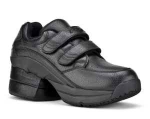 The Legend in Black with Velcro, Enclosed Heel and Slip Resistance