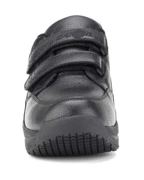 The Legend in Black with Velcro, Enclosed Heel and Slip Resistance