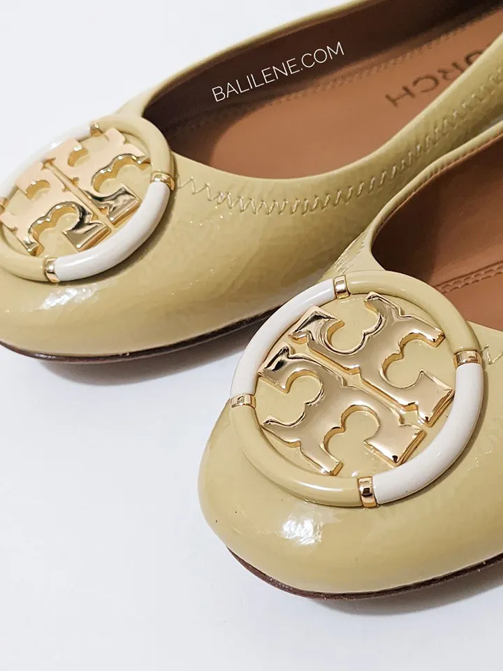 Tory Burch Multi-Logo Ballet Flat In Cornbread