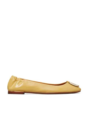 Tory Burch Multi-Logo Ballet Flat In Cornbread