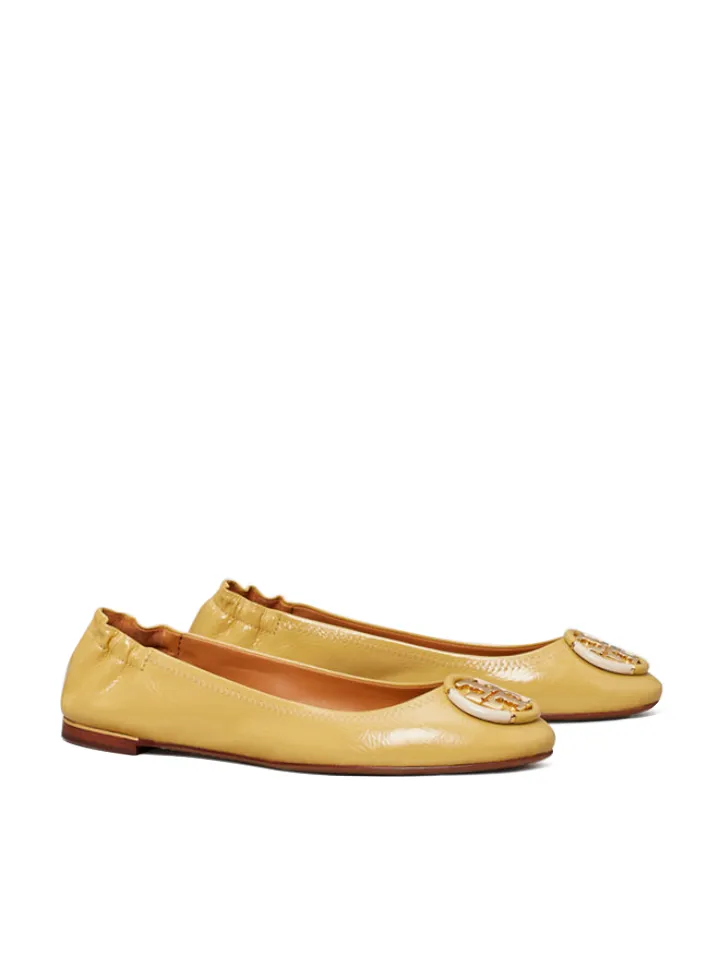 Tory Burch Multi-Logo Ballet Flat In Cornbread