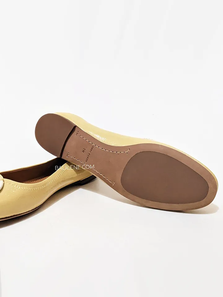 Tory Burch Multi-Logo Ballet Flat In Cornbread